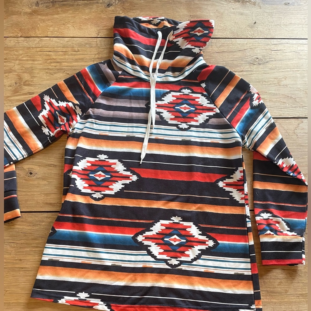 Western pullover, size large